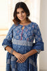 MULMUL YAHVI BLUE BLOCK PRINTED KURTA-PANTS & DUPATTA SET MULMUL YAHVI BLUE BLOCK PRINTED KURTA-PANTS & DUPATTA SET
